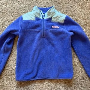 Vineyard Vines Fleece Zip Up Girls XS 5-6